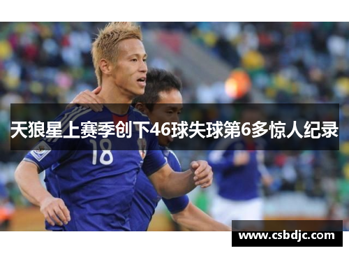 天狼星上赛季创下46球失球第6多惊人纪录